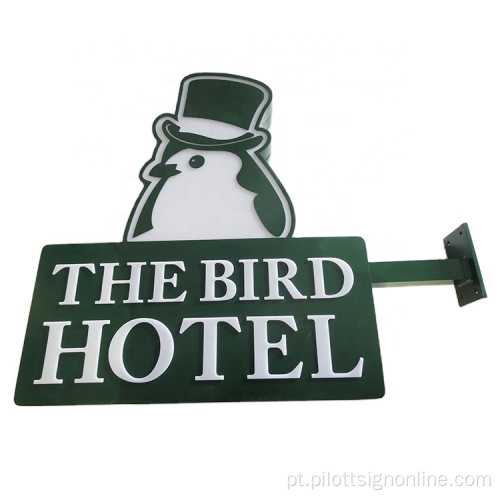 Hotéis Acrílicos Personalizados ao ar livre Caixa de luz do logotipo